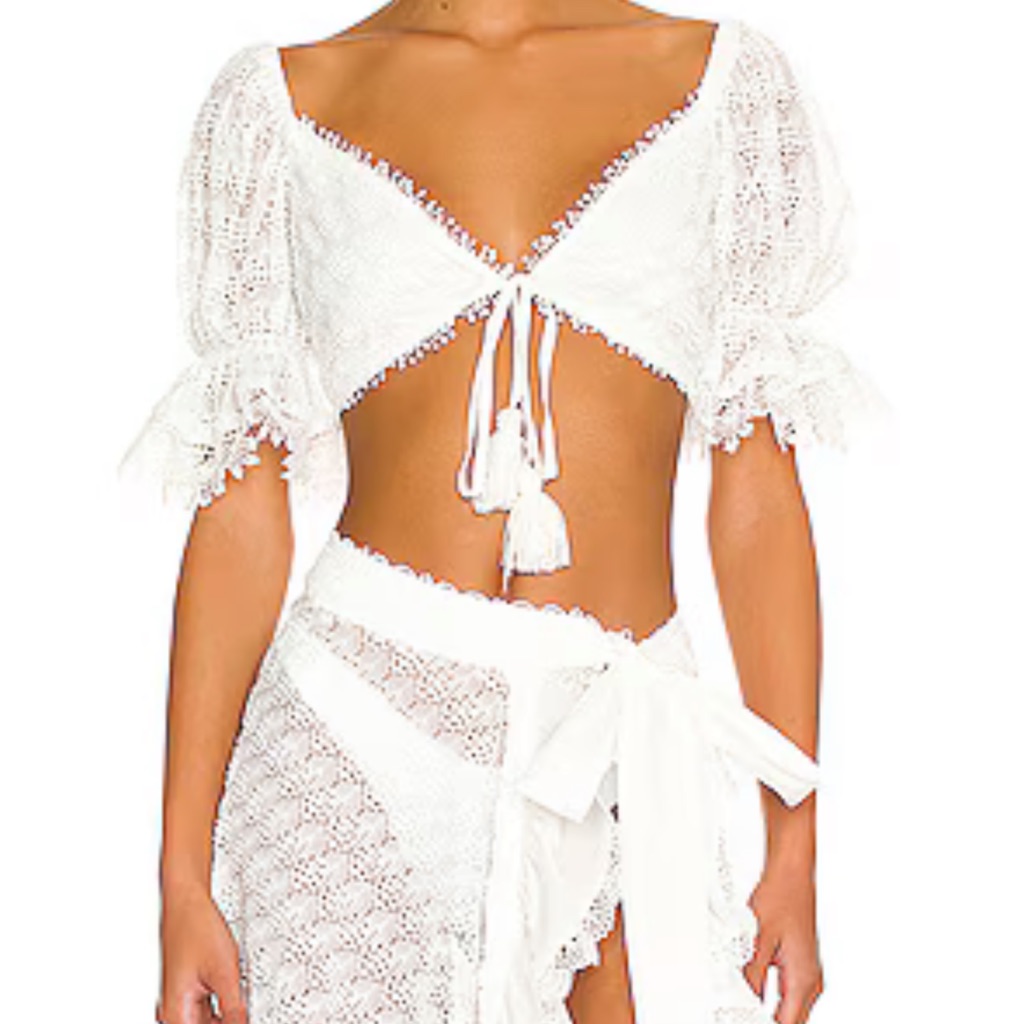Janeiro Skirt And Top In White